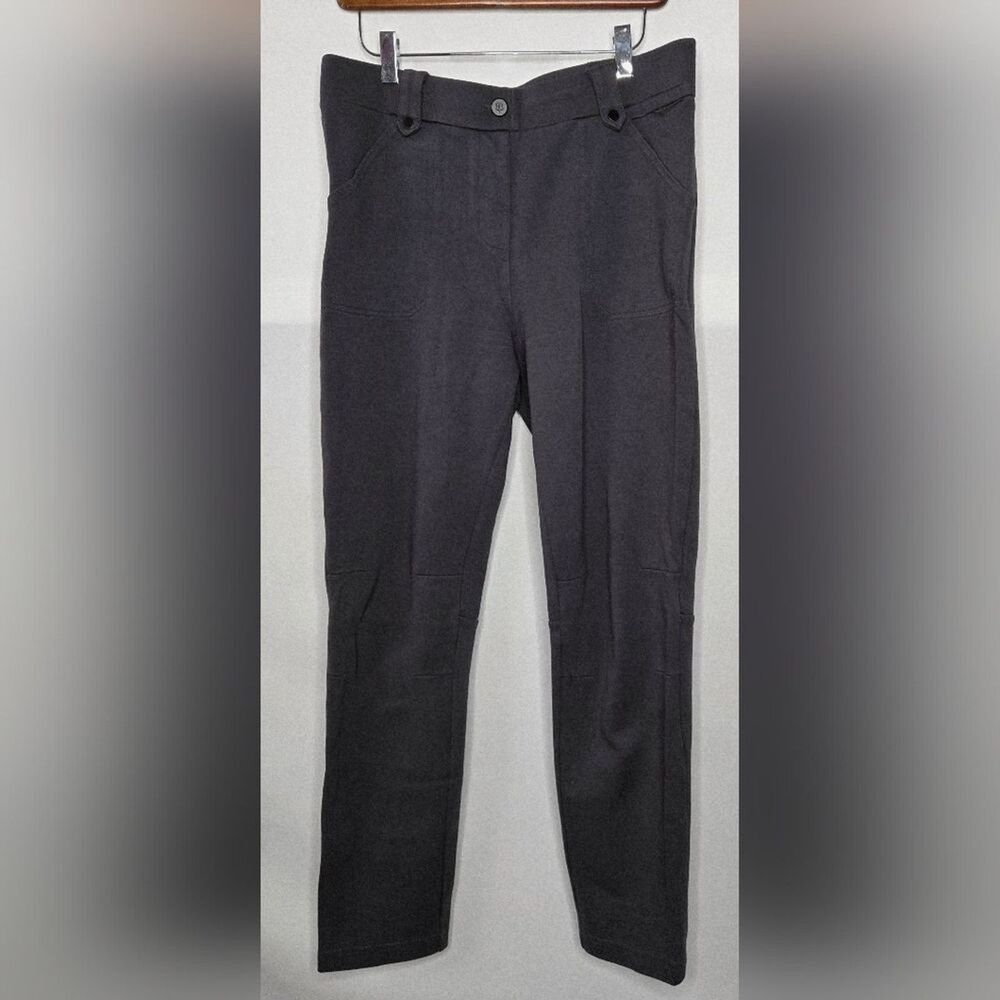 Women's Dark Gray BetaBrand Pull-on Stretch Dress Yoga Pants Women's Size Large